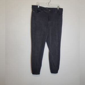 Talbots size 18 flawless five pocket grey denim leggings